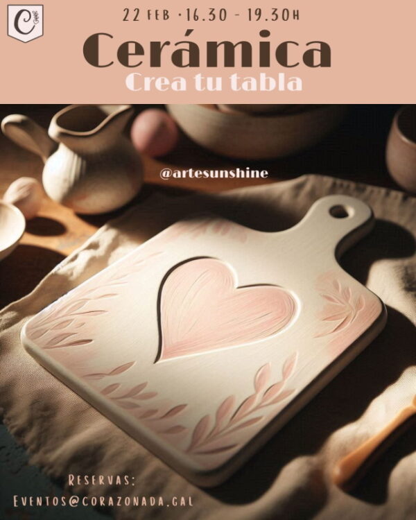 Imagen publicitaria del producto taller de ceramica